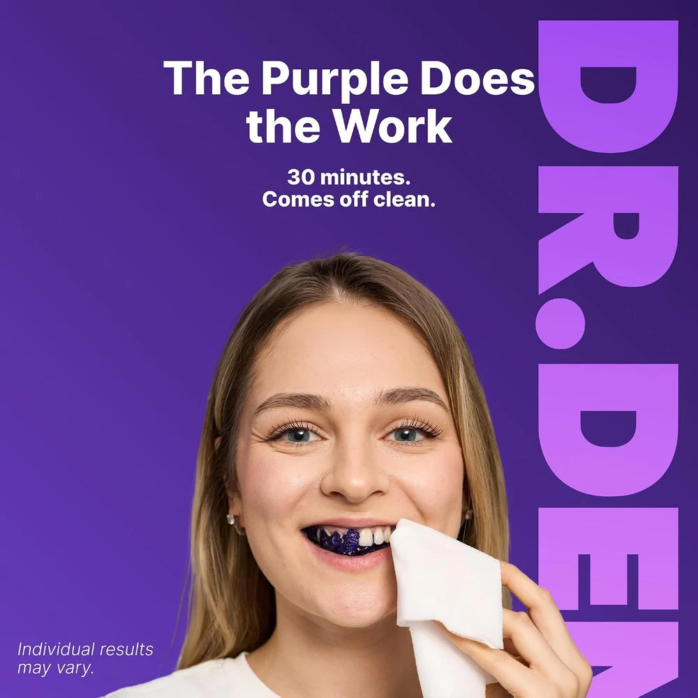 DrDent Purple Teeth Whitening Strips