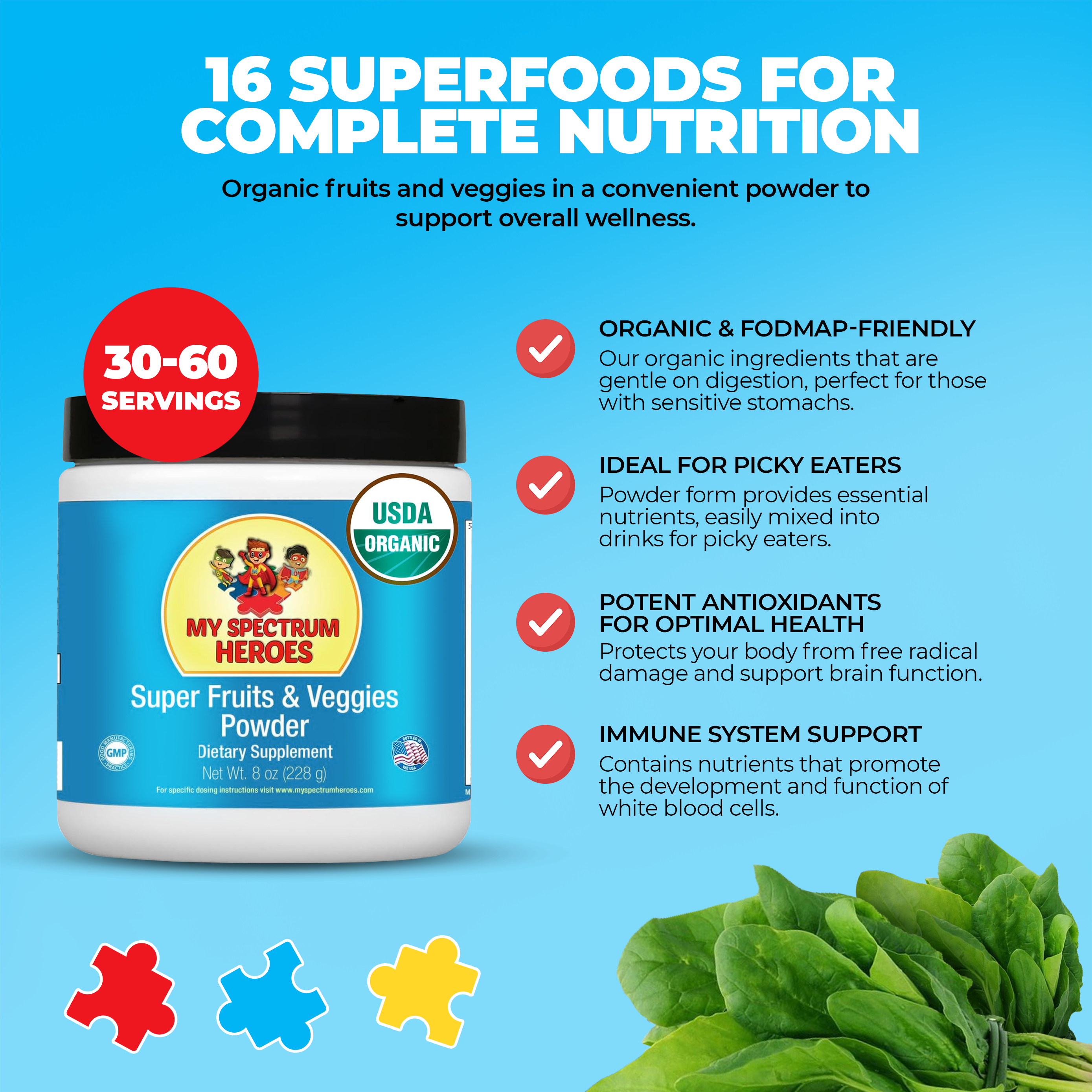 Super Fruits & Veggies Powder for Kids